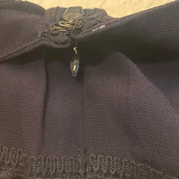 Navy Blue Anne Taylor Dress - Picture 4 of 6